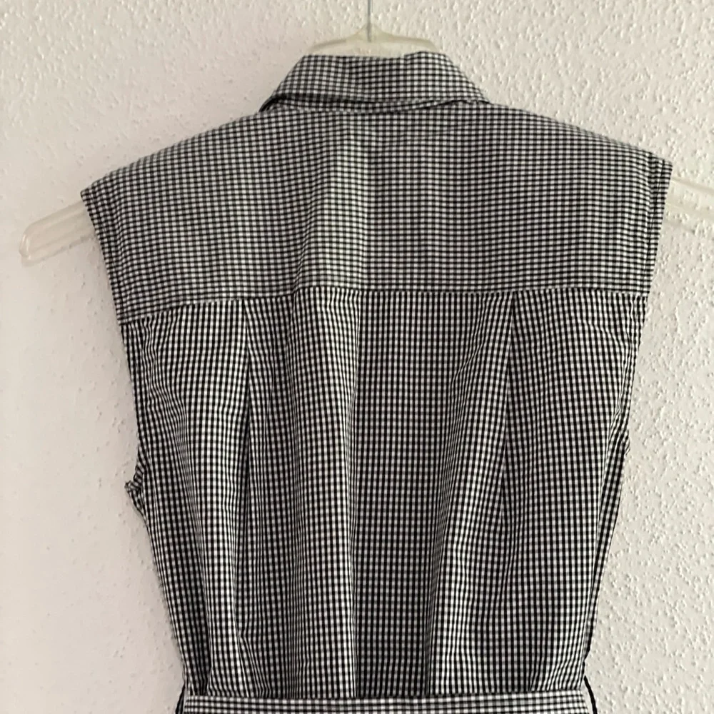 Frame Gingham Print Summer Shirt Dress Button Front XS